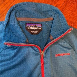 Patagonia R1 Full-zip Men's Jacket, Teal/Blue, Sz M, Excellent Condition